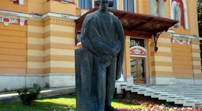 Statue Of Lucian Blaga Cluj-Napoca