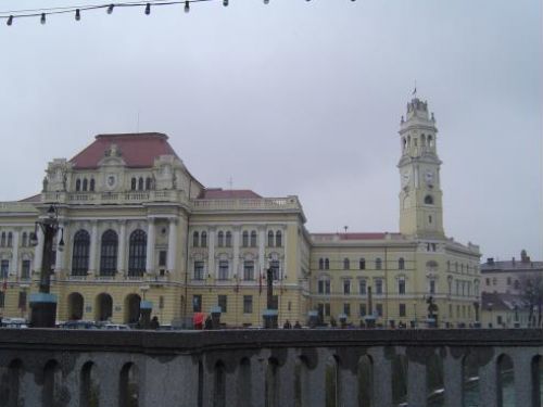 Der Palast Der Rathaus Oradea (Grosswardein)